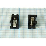 Разъем питания DC розетка, d2.1 D5.5, 3C, на плату, угловой, DJK-22A