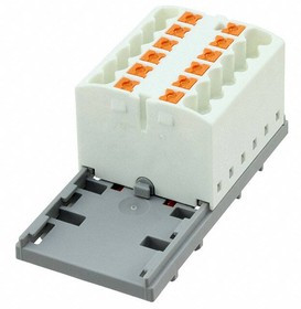 3273034, DIN Rail Terminal Blocks PTFIX 12X2,5-NS35 WH 2.5mm2 NS35 DIN Trn