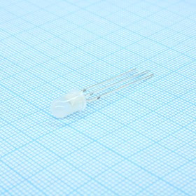 FYL-5019UEUGW1B, 5мм Оранжевый/Жёлто-зеленый, матовый 600/300mcd 30° 3 ноги / FYL-5019UEUGW1B