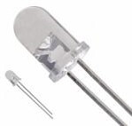 SLX-LX5093UWC/C, Standard LEDs - Through Hole White 1.33lm 8000K Water Clear