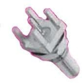 142210-10, RF Connectors / Coaxial Connectors SMB PCB BULKHD REC GOLD EXT BODY