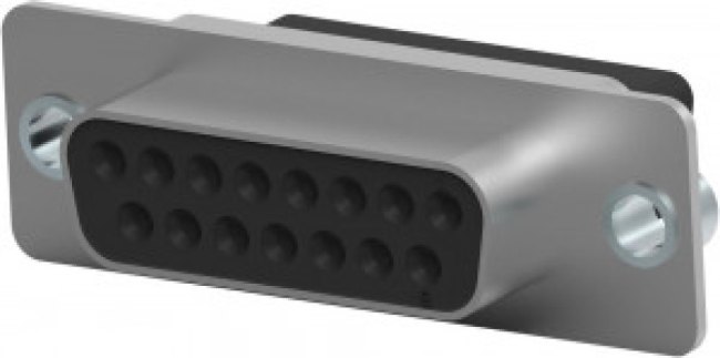1658644-1, Conn D-Sub SKT 15 POS Crimp ST Cable Mount 15 Terminal 1 Port Package 1658644-1, Conn D-Sub SKT 15 POS Crimp ST Cable Mount 15 Terminal 1 Port Package