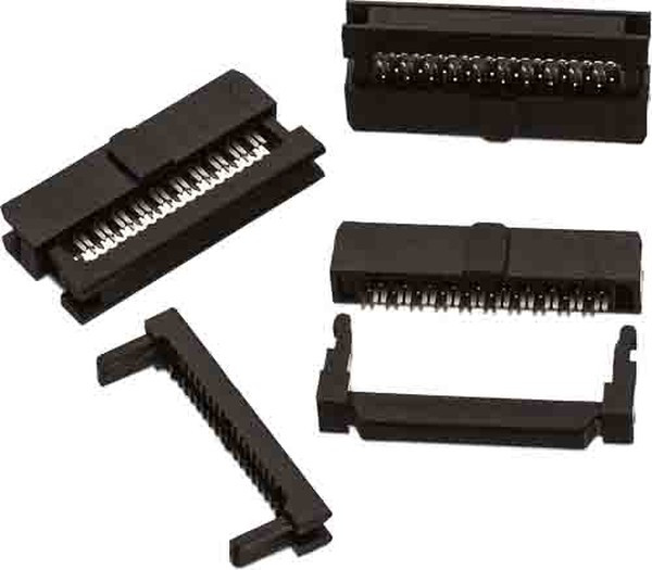 62501023021, 10-Way IDC Connector Socket for Cable Mount, 2-Row