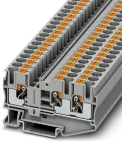 3211929, PT 6 Series Grey Component Terminal Block, 10mm², Push In Termination, ATEX, IECEx 3211929, PT 6 Series Grey Component Terminal Block, 10mm², Push In Termination, ATEX, IECEx