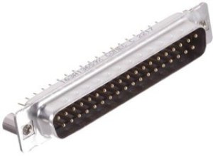 163A13659X, D-Sub Standard Connectors DSUB SOLDER PIN STR 3mmTH PREC MCHND CNT