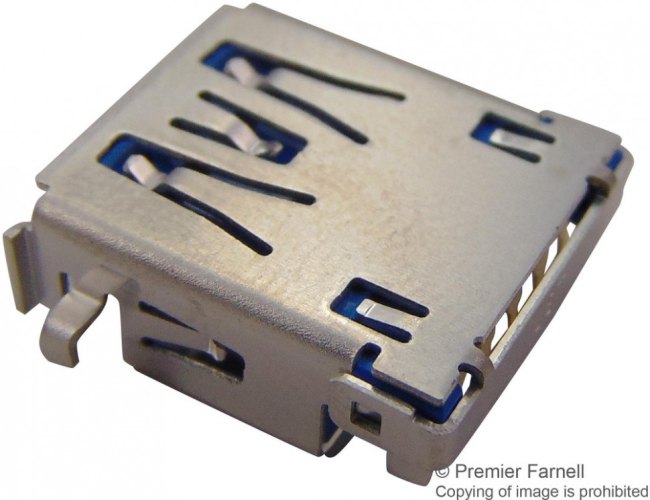 UB3A-9R-D6C-333(HF), Разъем USB, USB Типа A, USB 3.0, Гнездо, 9 вывод(-ов), Монтаж в Сквозное Отверстие, Прямой Угол UB3A-9R-D6C-333(HF), Разъем USB, USB Типа A, USB 3.0, Гнездо, 9 вывод(-ов), Монтаж в Сквозное Отверстие, Прямой Угол