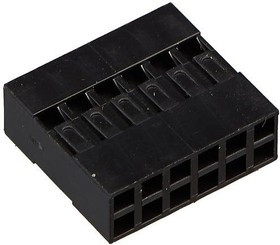 L-KLS1-540A-2.54-2X06-H, Штыревой соединитель, 2x6, шаг 2,54мм, контакты поставляются отдельно L-KLS1-540A-T
