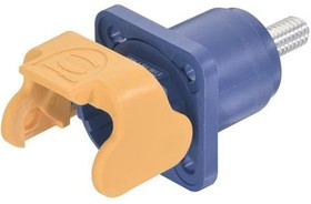 09930011328, Heavy Duty Power Connectors Han S 120 Bulkhead Mount blue M18 w/ male contact M6 (w/ unlocking protection) 09930011328, Heavy Duty Power Connectors Han S 120 Bulkhead Mount blue M18 w/ male contact M6 (w/ unlocking protection)