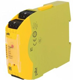 750104, Dual-Channel Emergency Stop Safety Relay, 24V dc, 3 Safety Contacts
