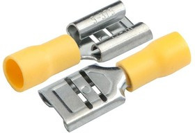 General Разъем РпИм 5,5-6-0,8 (плоский) "мама" GRIM-5,5-7,4 Желтый, 100 штук