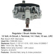 IB520, IB520_реле-регулятор! Bosch 12V OD 14mm\ Volvo 850/960/C70/S70/V70 2.0-2.5 90-02