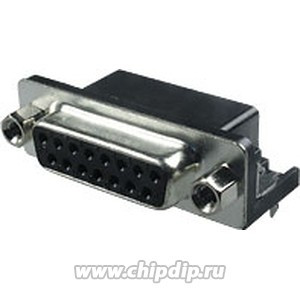 DRB-15FB, Разъём D-SUB , 15 контактов