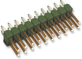 826656-2, Conn Unshrouded Header HDR 4 POS 2.54mm Solder ST Top Entry Thru-Hole Carton
