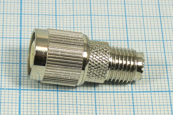 Разъем TNC вилка - разъем miniUHF розетка