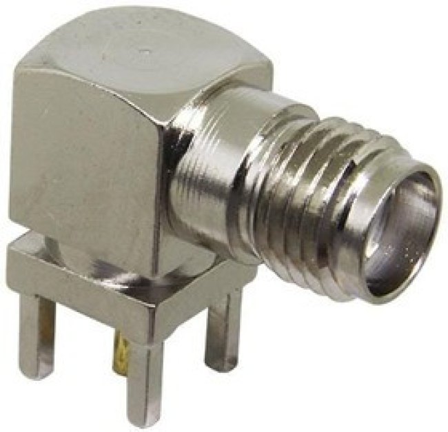 CONSMA002, RF Connectors / Coaxial Connectors SMA Female Right Angle PCB Mount CONSMA002, RF Connectors / Coaxial Connectors SMA Female Right Angle PCB Mount