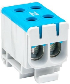 Клемма силовая вводная двойная КСВ 16-50кв.мм син. EKF plc-kvs2-16-50-blue