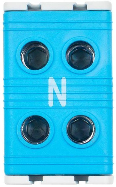 Клемма силовая вводная двойная КСВ 16-50кв.мм син. EKF plc-kvs2-16-50-blue