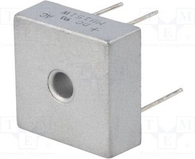 MB151W, Диодный мост: однофазный, Urmax: 100В, If: 15А, Ifsm: 300А, MB-25W