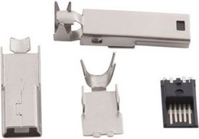 RND 205-00863, Mini USB Cable Connector, Mini USB 2.0 Plug, Straight, 5 Poles