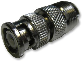 PS000184, РЧ/Коаксиальный адаптер, BNC, Штекер, UHF, Гнездо, Прямой Переходник