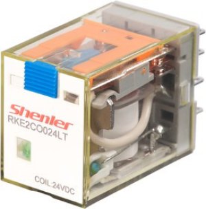 Реле RKE2CO524LT, 2CO, 7A(250VAC/30VDC), 24VAC, мех. индикация, тест-кнопка с блокировкой, LED Реле RKE2CO524LT, 2CO, 7A(250VAC/30VDC), 24VAC, мех. индикация, тест-кнопка с блокировкой, LED