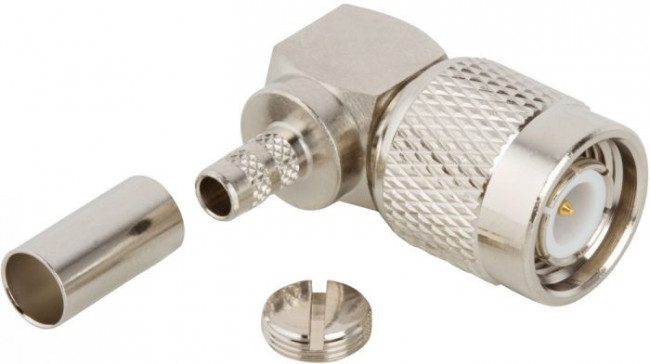 122430, RF Connectors / Coaxial Connectors TNC R/A PLUG RG55 223 142 400