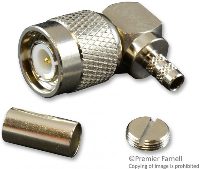 122430, RF Connectors / Coaxial Connectors TNC R/A PLUG RG55 223 142 400