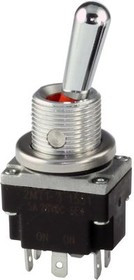 2MT2-7, Toggle Switch (ON)-OFF-(ON) 100 mA 2CO IP67 / IP68
