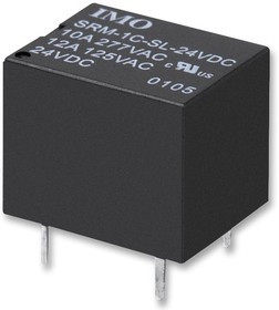 SRM-1C-SL-5VDC, Универсальное реле, серия SRM, силовое, без защелки, SPDT, 5В DC, 10А