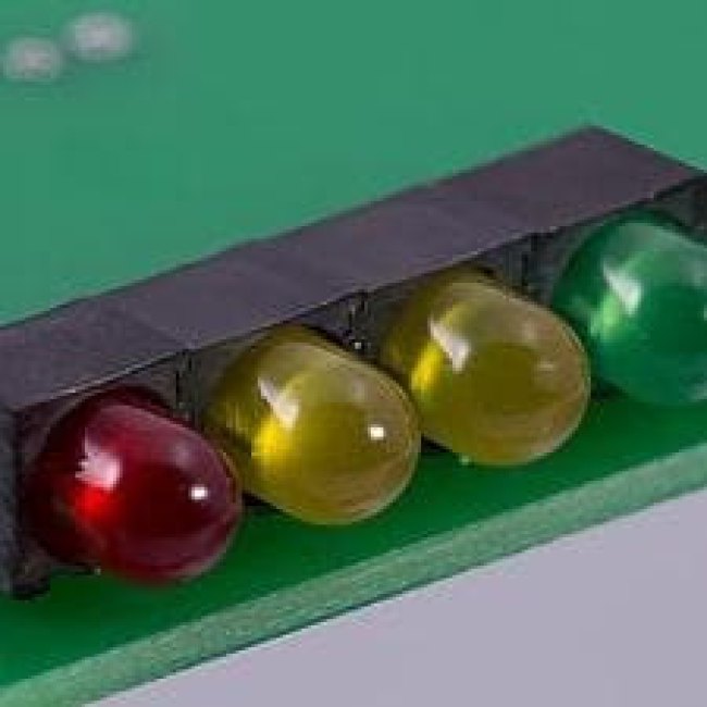 H178CYD, LED; in housing; yellow; 5mm; No.of diodes: 1; 20mA; Lens: diffused
