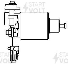 Реле втягивающее стартера Nissan X-Trail T31 (07-)/Renault Koleos (08-) 2.5i STARTVOLT VSR 0904