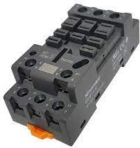 Цоколь SEB11-E, 2CO/3CO, 25A(500V), винтовой зажим, черный, на рейку DIN35, для REH, RUC, RUC-M, RPW