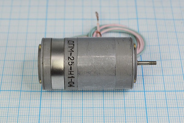 Двигатель постоянного тока 27В, 2500 об/мин; №двиг52 двиг 27В\1,3Вт\\2500\ \ДПМ-25-Н1-04