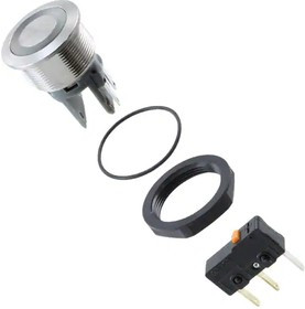 1241.6624.1122000, Переключатель IP67 SPDT 250В 3A Кольцо GN рис.