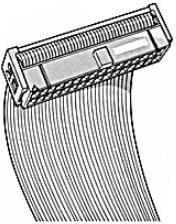 66902-226LF, Headers &amp; Wire Housings 26P IDC RIB CBL RECP W/STRAIN RELIEF