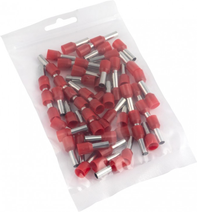 Наконечник штыревой втулочный изол. НШвИ 10.0-12 (уп.50шт) EKF nhvi-10.0-12 Наконечник штыревой втулочный изол. НШвИ 10.0-12 (уп.50шт) EKF nhvi-10.0-12