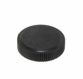 29R006B, Knobs &amp; Dials Round Press Lock Thumb Screw Knob, For #6 Screw, Black,Acetal,.375 OD