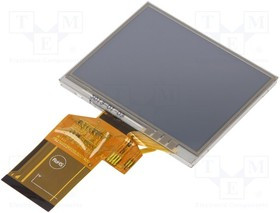 RFC350L-AIH-DNS, Дисплей: TFT, 3,5", 320x240, Подсвет: LED, Размер окна: 73,1x55,5мм