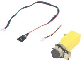 FIT0450, Двигатель DC, с энкодером,с редуктором, 3-7,5ВDC, Gravity, 120 1