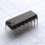 PCF8574N, Дистанционный 8-ми битный расширитель порта ввода/вывода для шины I2C [DIP-16]