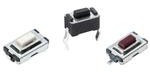 PTS636SK43SMTRLFS, Switch Tactile N.O. SPST Rectangular Button Gull Wing 0.05A 12VDC 2.45N SMD T/R