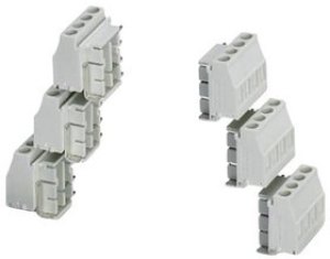 2713751, Комплект разъемов, Клеммные Колодки, 6 PCs of Orthogonal PCB Terminal Blocks