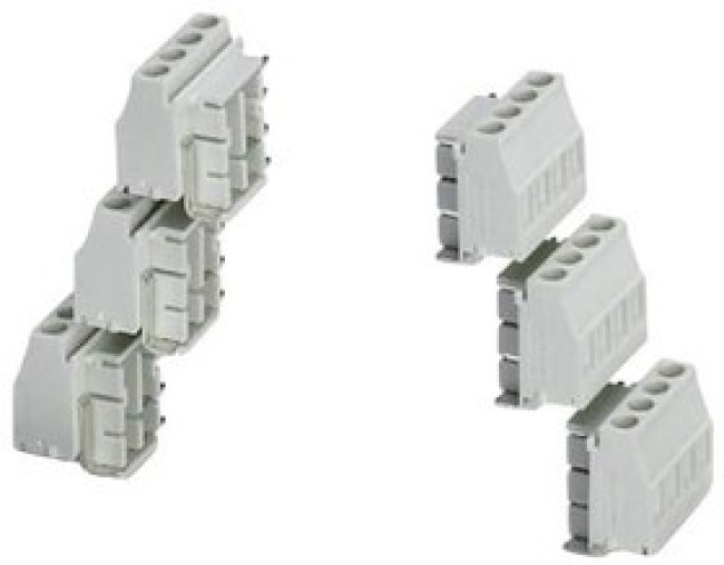 2713751, Комплект разъемов, Клеммные Колодки, 6 PCs of Orthogonal PCB Terminal Blocks