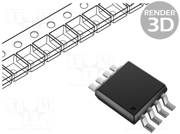 IX4340UE, IC: driver; low-side,MOSFET gate driver; MSOP8; -5?5A; Ch: 2; 5?20V