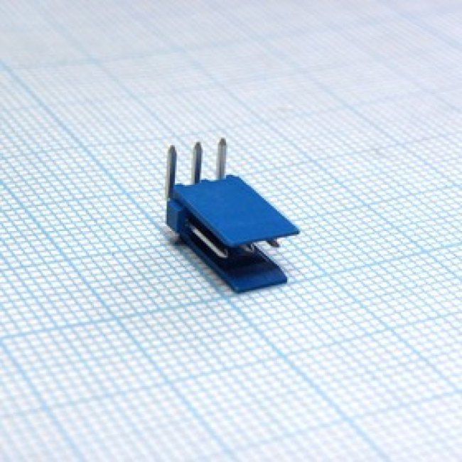 281698-3, Conn Shrouded Header HDR 3 POS 2.54mm Solder RA Thru-Hole Bag
