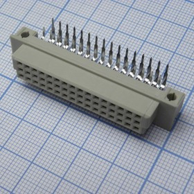 L-KLS1-D3X-3232-FR, розетка угловая, 2 ряда А-С, 32 контакта (2*16), шаг 2,54мм. / D32-32FR1D-S (L-KLS1-D3X-3232-FR) L-KLS1-D3X-3232-FR, розетка угловая, 2 ряда А-С, 32 контакта (2*16), шаг 2,54мм. / D32-32FR1D-S (L-KLS1-D3X-3232-FR)