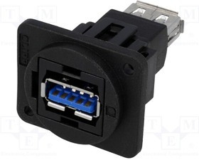 CP30205NX, Адаптер USB, Отверстие, Гнездо USB Типа A, Гнездо USB Типа A, USB 3.0, FT Series