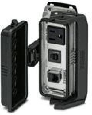 1415781, Panel Mount Housing 180° 24/B Shell Size Die Cast Aluminum 1415781, Panel Mount Housing 180° 24/B Shell Size Die Cast Aluminum