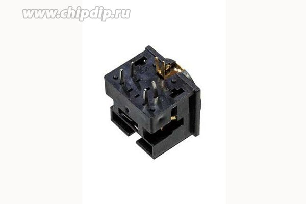 Гнездо miniDIN, 4 контакта, на плату, угловое, PL-0511, аналог S-VHS; Q-711 P гн miniDIN\ 4HP\плат\угл\\PL-0511 [S-VHS]\