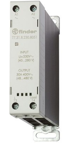 77.31.9.024.8050, Модульное твердотельное реле; выход 30А (60 440В АС); питание 24В DC; Функция "Вкл